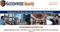 Desktop Screenshot of nationwidesecurity.net