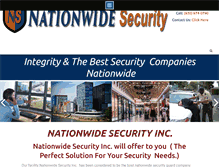 Tablet Screenshot of nationwidesecurity.net