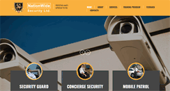 Desktop Screenshot of nationwidesecurity.ca