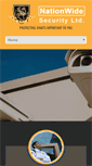Mobile Screenshot of nationwidesecurity.ca